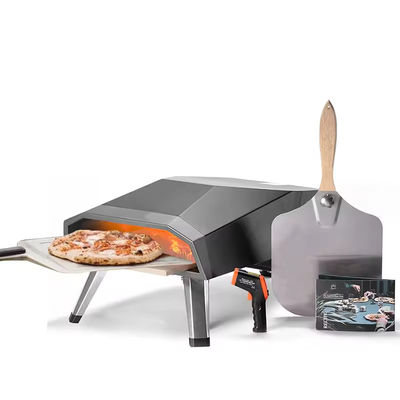 Temprature Control Electric Automatic Rotating Mobile Pizza Maker for Home and Outdoor