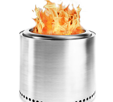Customized Logo Acceptable 15 Inch Smokeless Stainless Steel Stove for Modern Camping