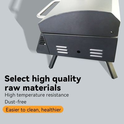 Outdoor Stainless Steel Gas BBQ Grill Smoker Barbecue Smoke Stove with Large Capacity