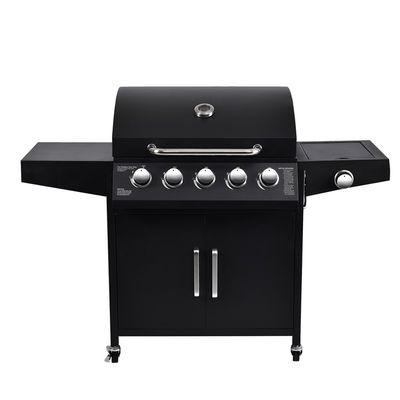 5 1 Propane Burners Gas Grills Stainless Steel Camping Rotisserie Stove 141*55*109 cm