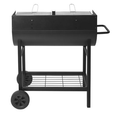 40*41 cm * 2 Cooking Area Steel BBQ Grill for Outdoor Patio Garden Deck Backyard Party