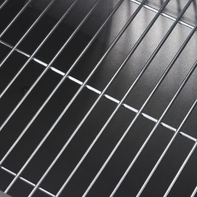 40*41 cm * 2 Cooking Area Steel BBQ Grill for Outdoor Patio Garden Deck Backyard Party