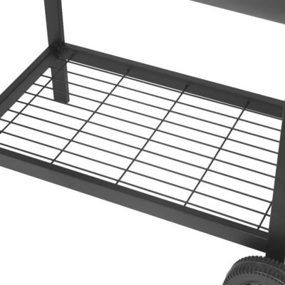 40*41 cm * 2 Cooking Area Steel BBQ Grill for Outdoor Patio Garden Deck Backyard Party