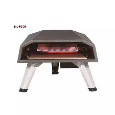 NO Private Mold Gas Pizza Oven for Outdoor Garden Kitchen Freestanding Installation