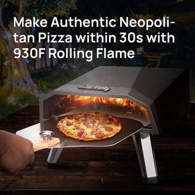 NO Private Mold Gas Pizza Oven for Outdoor Garden Kitchen Freestanding Installation
