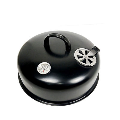 Chrome Plated 3 In 1 Charcoal BBQ Grill for Versatile Cooking and Rotisserie Roasting