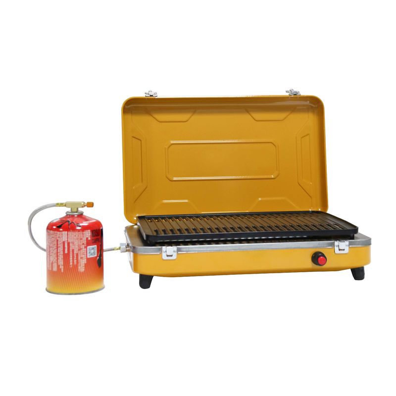 Versatile and Sturdy Portable Gas Stove with Oven Package Size 55*19*38.5